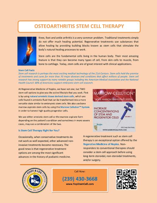 osteorathritis stem cell therapy